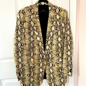 Snakeskin Zara Blazer